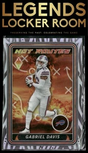 2023 Panini Phoenix #HR-21 Gabriel Davis Hot Routes White Shimmer - Picture 1 of 2