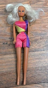Vintage Mattel Barbie Work Out Outfit Blonde Blue Eyes HTF Rare - Picture 1 of 1