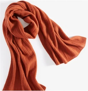 Bufanda Charter Club 100 % cachemir mujer bronce nuez moscada talla única - Imagen 1 de 3