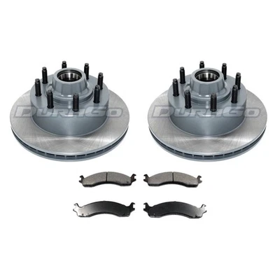 For Ford E-350 Super Duty 04-07 Brake Kit Premium Plain Front Brake Kit w Foto 1 de 4