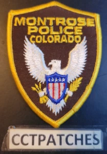 MONTROSE, COLORADO POLICE SHOULDER PATCH CO - Picture 1 of 2