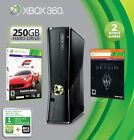 Xbox 360 250GB Holiday Value Bundle With Skyrim And Forza 4 Very Good 9Z