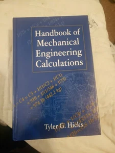  Handbook of Mechanical Engineering Calculations by Hicks (hardcover) 34 - Bild 1 von 5