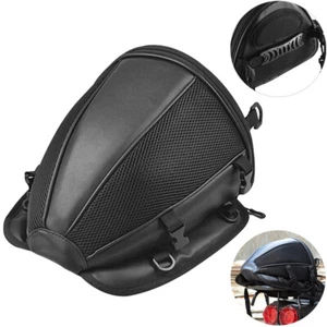 Motorcycle Tail Bag Motorbike Waterproof Extended Rear Seat Luggage Storage Bag - Picture 1 of 11