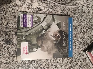 AMERICAN SNIPER STEELBOOK Bluray + DVD +Digital  SEALED TARGET EXCLUSIVE NEW - Picture 1 of 2