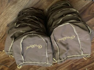Crown Royal Bags Set of 6 Green and Purple Drawstrings - Picture 1 of 3