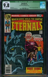 THE ETERNALS #1 ⭐ CGC 9.8 Qualified ⭐ 1st App! Jack Kirby Marvel Comic 1976 - Picture 1 of 4