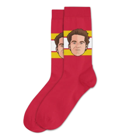 Sean Monahan Calgary Flames Major League Socks! NHL NHLPA Babsocks Sock Cover
