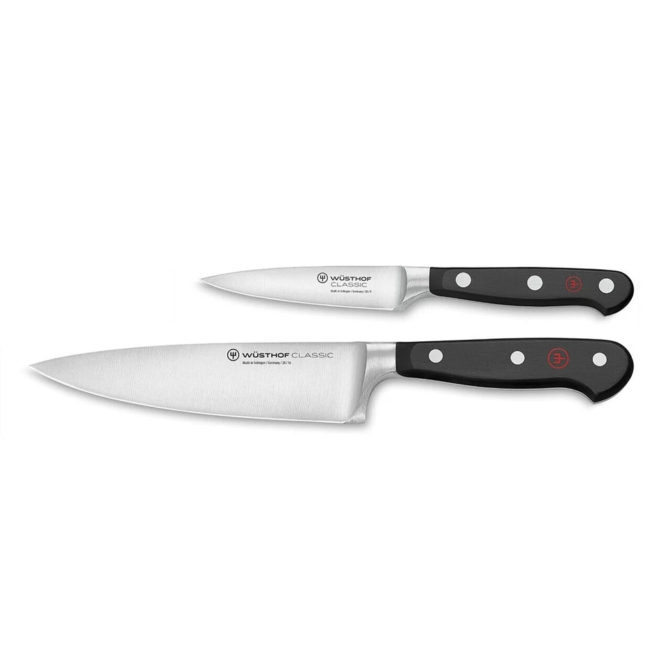 WÜSTHOF Classic Knife Prep Set - Black, Pack of 2