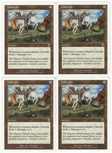 MTG Caltrops x4 7th Edition Uncommon LP Playset - Bild 1 von 1