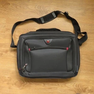 WENGER Laptop Notebook Estuche de Transporte Bolsa 15.6 16 pulgadas Maletín Negro NUEVO NUEVO - Imagen 1 de 17