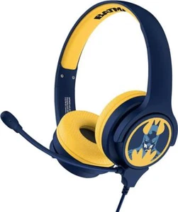 Batman Headphones Interactive Detachable Boom Microphone Audio Volume Control - Picture 1 of 9