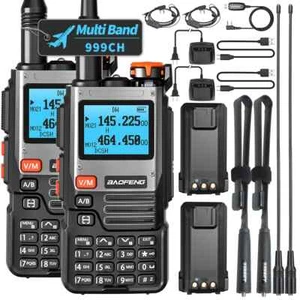 For Baofeng UV K61 Walkie Talkie Multi Band Wireless Copy Frequency Ham Radio - Picture 1 of 26