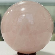 Natural powder crystal ball mineral healing Polished sphere+stent 343g