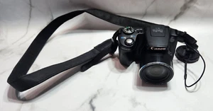 Canon Powershot SX510 HS WIFI 30x IS 12.1mp Black Camera W/ Battery Tested Works - Picture 1 of 15