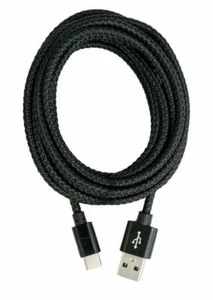 USB 3.1 Cable 3 M Type C Plug To 3.0 Type A Plug Adapter Braided, Black - Zdjęcie 1 z 4
