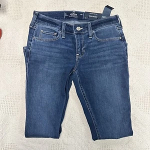 Women's Juniors Hollister Low Rise Stretch Skinny Jeans W26S Size 2S - Picture 1 of 3