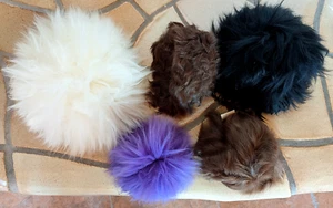 5 x Puppen-Perücken Fell und Echthaar für Puppen-Hersteller NEU! - Bild 1 von 4