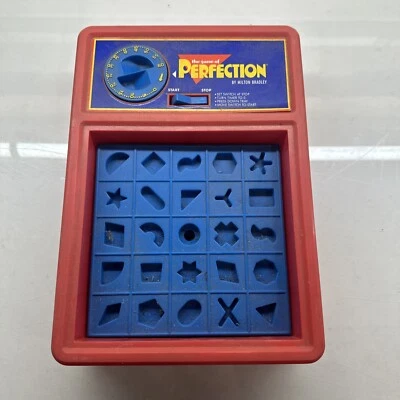Vintage 1990 The Game of Perfection - Match Shapes used board only Broken Part - Image 1 of 2