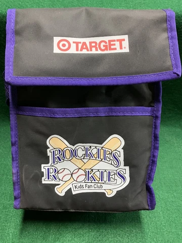 9" TALL NYLON COLORADO ROCKIES "ROCKIES ROOKIES" KIDS FAN CLUB LUNCH BAG Cover