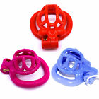 Super Resin Male Chastity Device Small Cage For Men Bird Lock Belt 4 Rings CC426