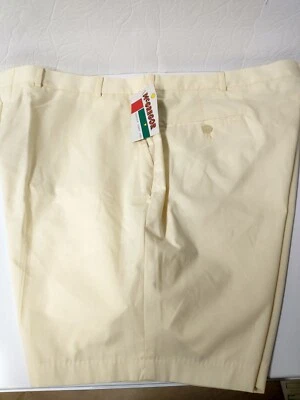 Pantalones cortos de golf informales McGregor para hombre amarillo claro talla 40 Foto 1 de 4