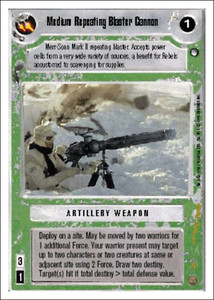 Star Wars CCG Medium Repeating Blaster Cannon - Hoth WB