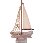 Segelschiff aus Holz - Miniatur-Modell für Tischdekoration