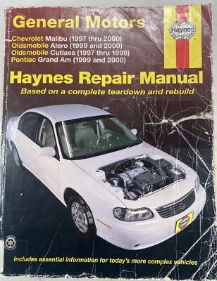 Manual de reparación Haynes 38026 para Chevrolet Malibu 97 - 00 Pontiac Grand Am 99 - 00 Foto 1 de 4