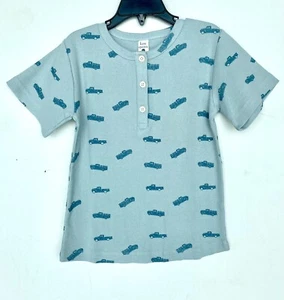 Kate Quinn Organic Cotton Henley Top Retail $32 Price $25 Age 6 Farm Truck - Picture 1 of 3