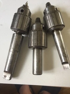 3 mandriles Jacobs 2 con respaldos cónicos Morse - usados - Imagen 1 de 8