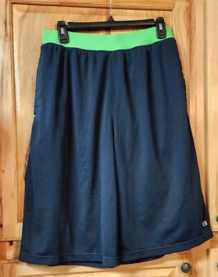 Layer 8 Performance Shorts Blue Men's Size MEDIUM dual Layer Inside for Support - Image 1 of 4