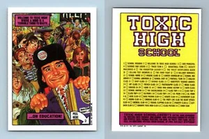 Welcome To Toxic High .. #2 Toxic High School 1991 Topps Trading Card Sticker - Picture 1 of 1