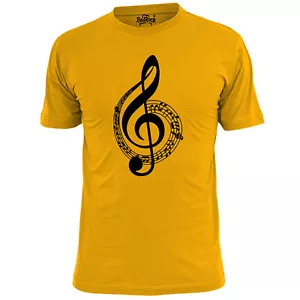 Mens Musical Note Clef Art T Shirt Coltrane Charlie Parker Blues Jazz - Picture 1 of 3