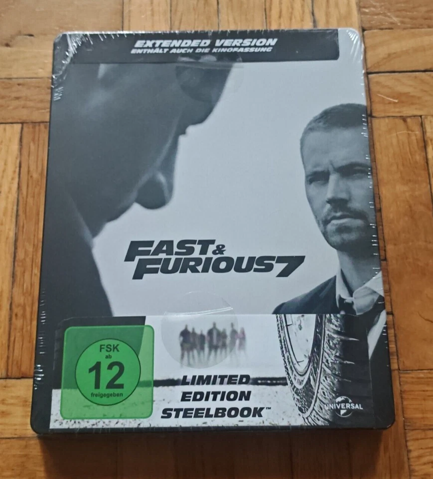 fast And Furious 7 Limited Edition Steelbook Paul Waker