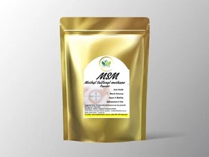 Polvo MSM puro premium 2 kg australiano grado humano vegano sin relleno aditivos GF - Imagen 1 de 4