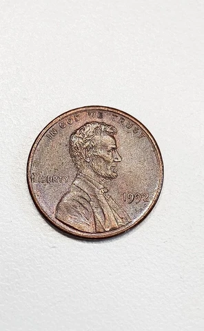 1992 No Mint Mark Lincoln Penny, Wide AM, Curved FG, Close FG  - #List6P Cover