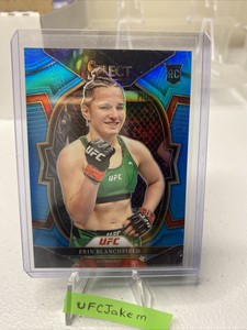 2023 Panini Select UFC Erin Blanchfield Light Blue Prizm Rookie RC  12/249