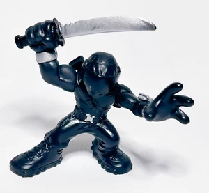 GI JOE 2009 Combat Heroes SNAKE EYES Rise of Cobra vintage style - Picture 1 of 6