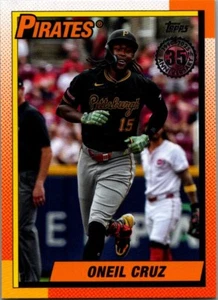 2025 Topps '90 Topps Serie 2 #90B225 Oneil Cruz Pittsburgh Pirates - Foto 1 di 2