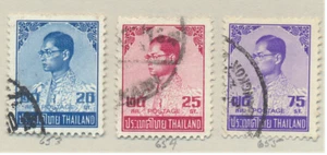 Francobolli Thailandia Scott #653 a 655, usati - Foto 1 di 1