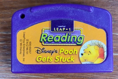 LeapPad Leap 1 Reading Pooh Gets Stuck Interactive Cartridge Only - Image 1 of 2