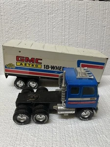 VINTAGE NYLINT GMC ASTRO BIG RIG 18-WHEELER SEMI TRUCK TRACTOR TRAILER FREE SHIP - Picture 1 of 18
