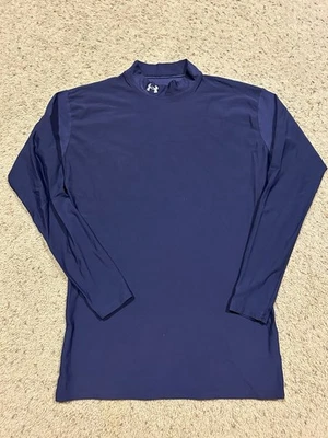 Under Armour XXL Mujer Compresión Cold Gear Simulado Cuello Capa Base Azul V25 Foto 1 de 4
