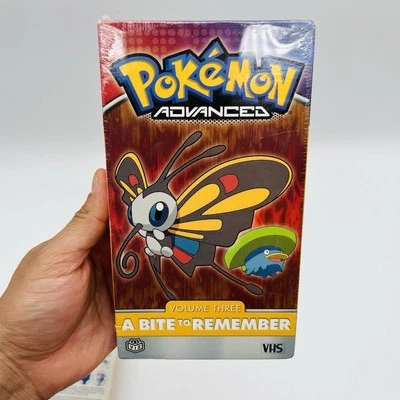 Nintendo Pokemon Advanced Volume 3 A Bite To Remember VHS  VIZ 2004 - SEALED - Image 1 of 4