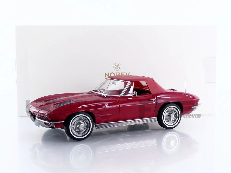 NOREV 1/18 - CHEVROLET CORVETTE STING RAY CABRIOLET - 1963 189056 - Image 1 of 1