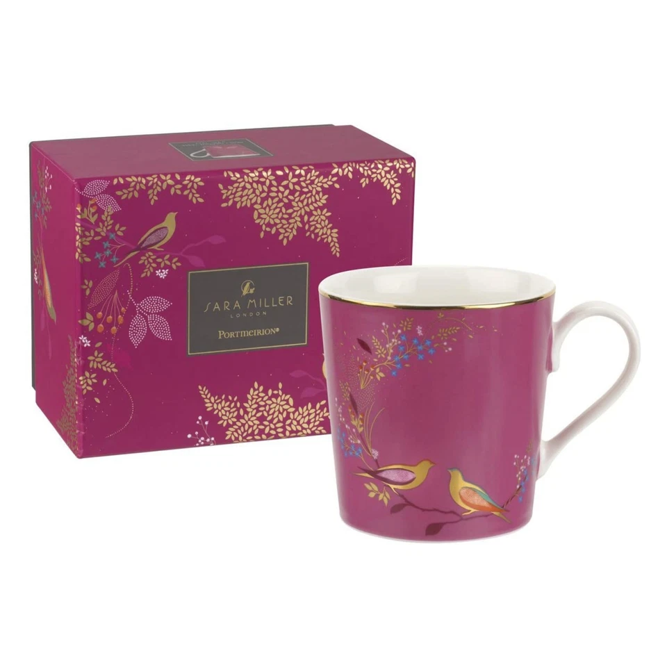 Portmeirion Sara Miller Chelsea Colle Mug 12oz Pink