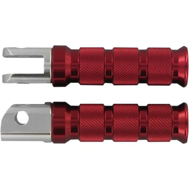 Estriberas estilo corte cortado Emgo - Pasajero - Rojo motocicleta bicicleta de calle 50-11252A Foto 1 de 3