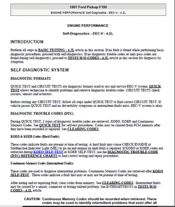 Ford F150 1997 - 2003 Service Manual - Picture 1 of 5