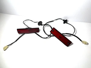 86-91 MAZDA RX7 REAR SIDE MARKER LIGHT LENS PAIR OEM - Picture 1 of 5